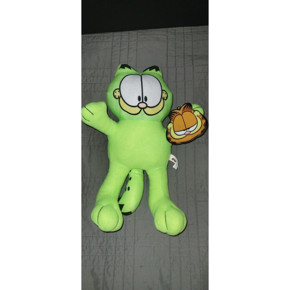 Garfield Green & Black Cat Plush Stuffed Animal Toy Plush Figure